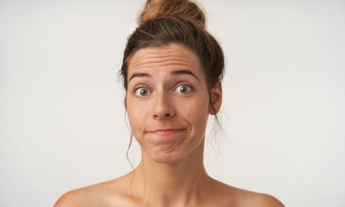 zmarszczki poziome czołą